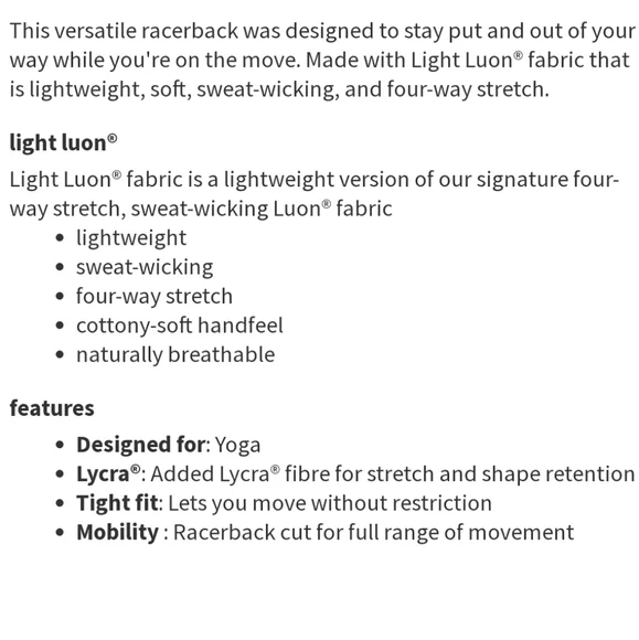 Lululemon Cool Racerback II Custom - Picture 9 of 9